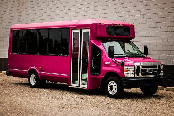 Cincinnati pink party bus