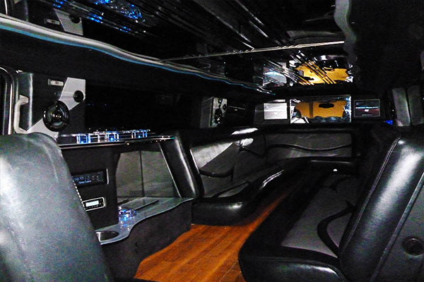 Custom interior on limo